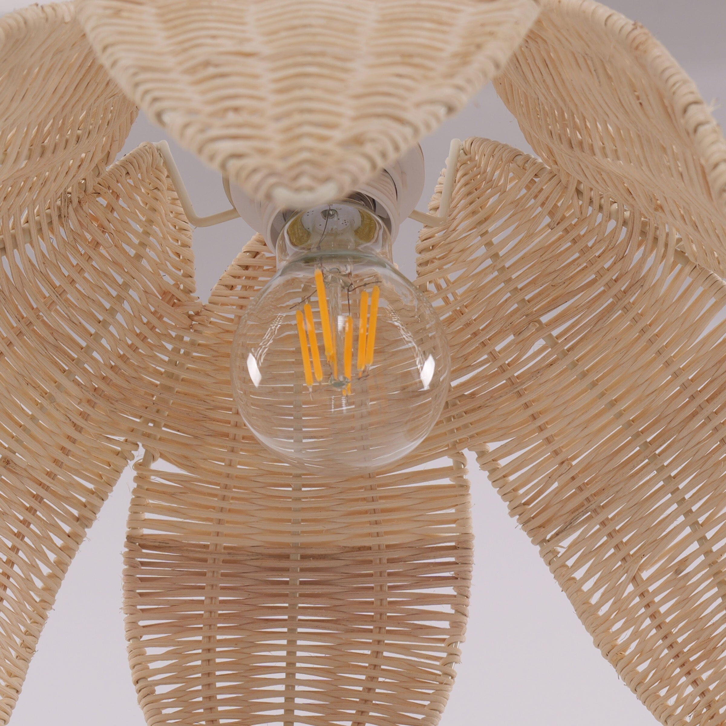 Lightsin AmberNest Natural Rattan Light for Calm Cozy Corners Lightsin UK 