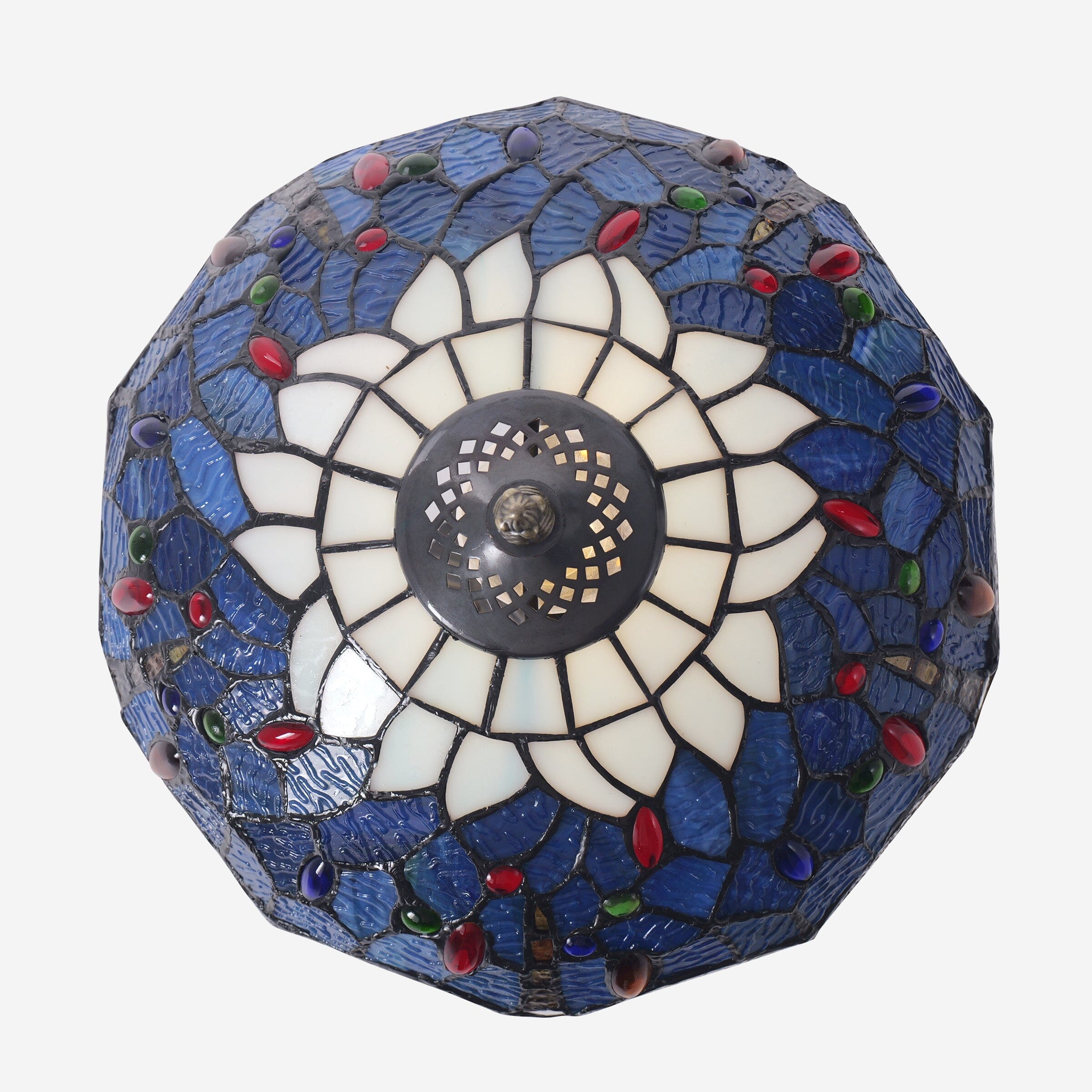 Lightin Tiffany Table Lamp | Handcrafted Stained Glass Dragonfly Series Lightsin UK 