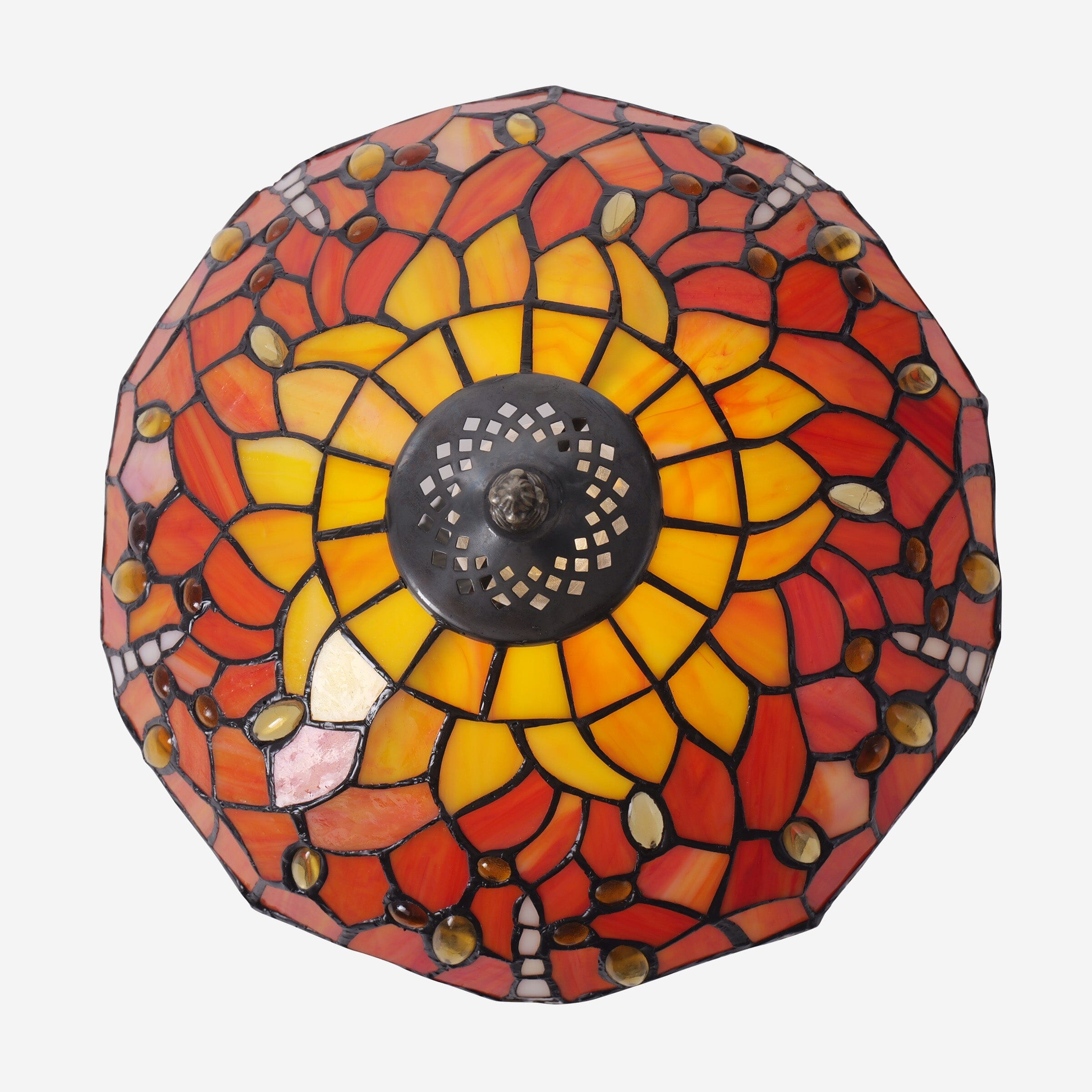 Lightin Tiffany Table Lamp | Handcrafted Stained Glass Dragonfly Series Lightsin UK 
