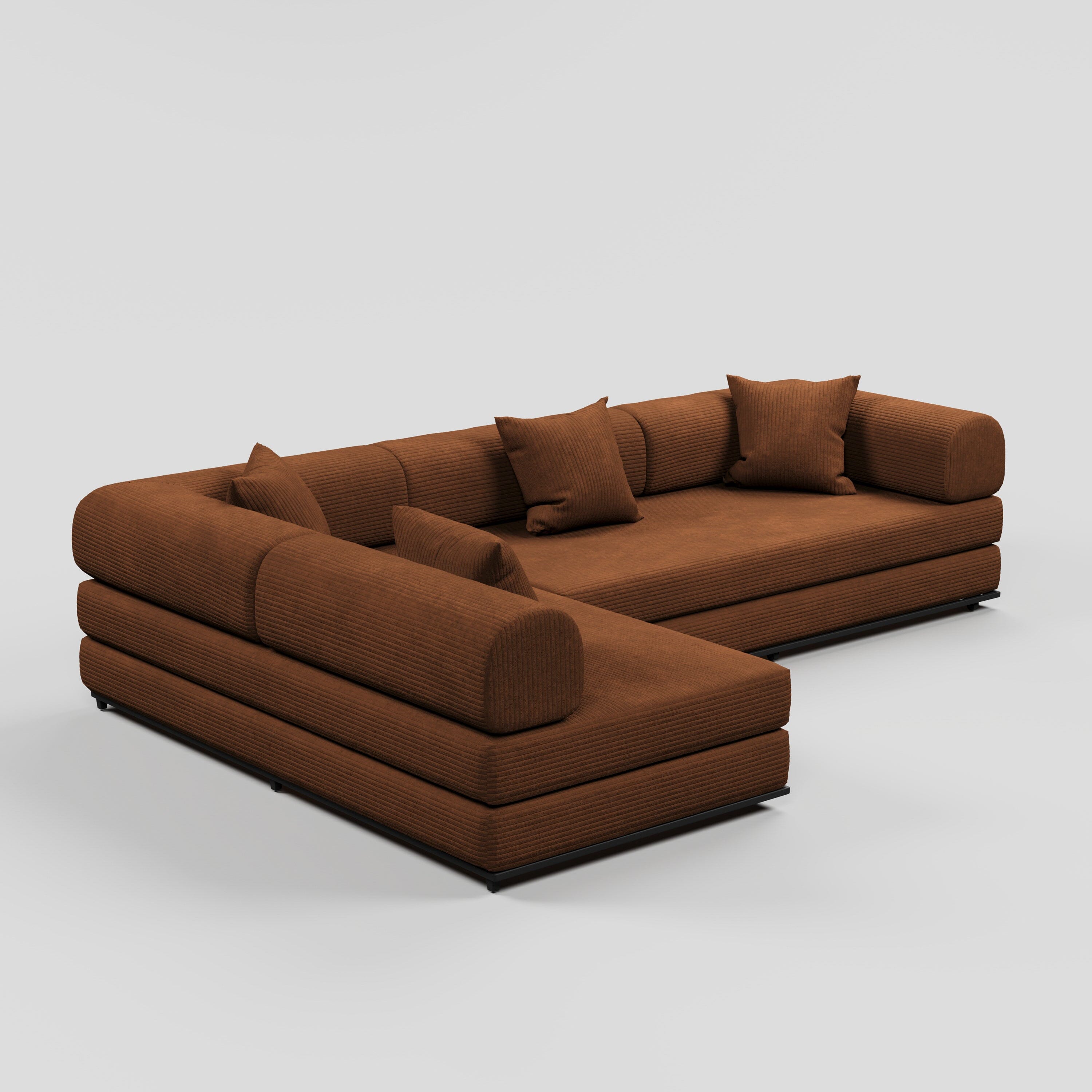 Cottonfy Matcha Toast Sofa Bed Cottonfy UK Rust Corner 