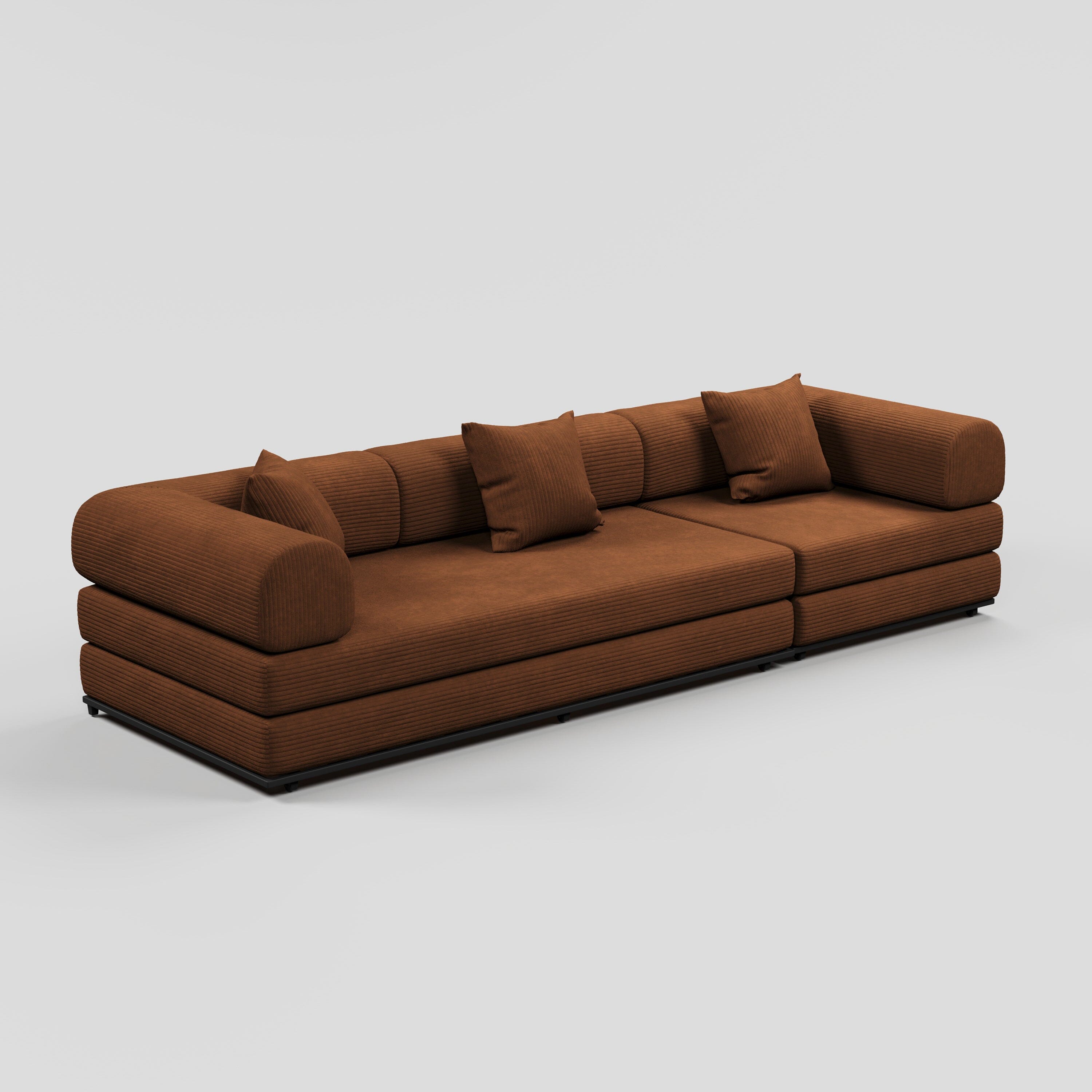 Cottonfy Matcha Toast Sofa Bed Cottonfy UK Rust 300 CM 