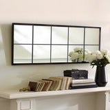 150cm H Contemporary Black Window Full Length Leaner Wall Mirror