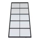150cm H Contemporary Black Window Full Length Leaner Wall Mirror Wall Mirrors Living and Home 