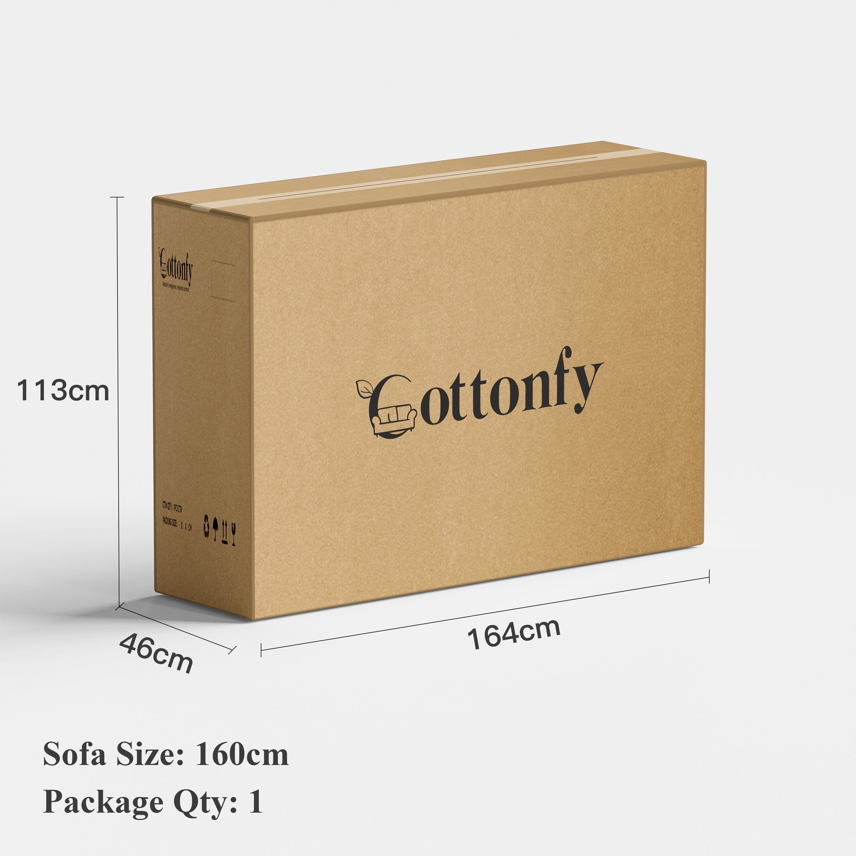 Cottonfy Upgrade Cream Cloud Double Folding Sofa Bed with Storage Cottonfy UK 