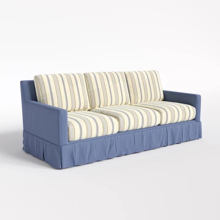 Cottonfy Country Check Sofa with Removable Skirted Covers Living and Home 