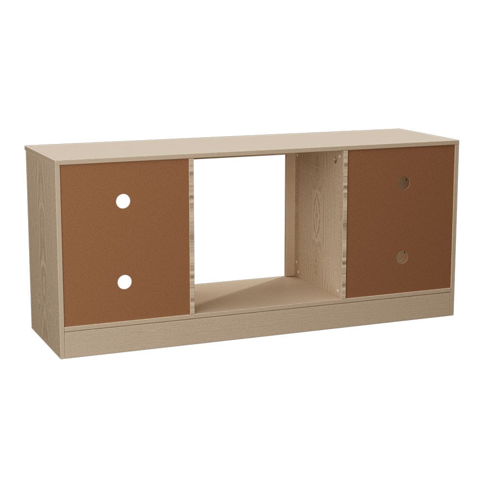 Wood Grain Fireplace Cabinet with 18inch Electric Fire | Touchscreen-enabled & remote-controlled Living and Home 