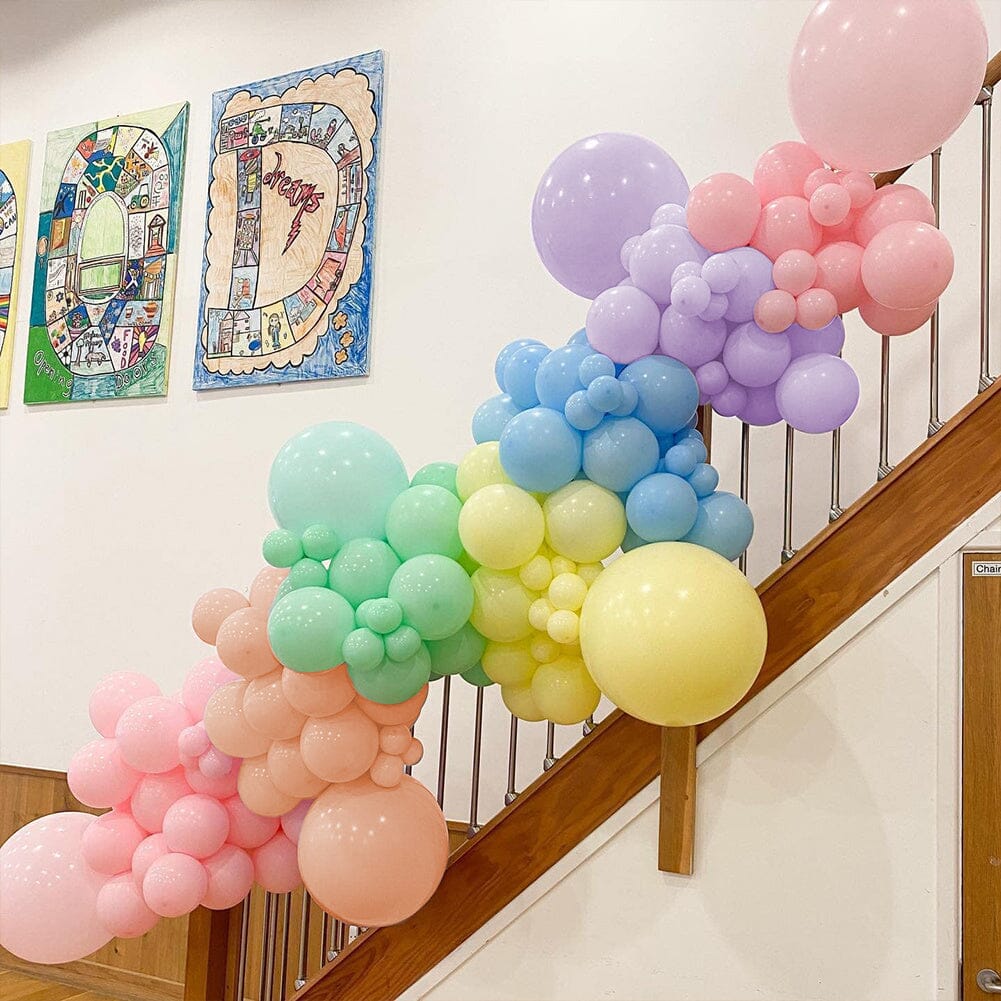 Wedding Birthday Arrangement Decoration Balloon Chain Macaroon 6 Colours Series Set Living and Home 
