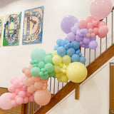Wedding Birthday Arrangement Decoration Balloon Chain Macaroon 6 Colours Series Set Living and Home 