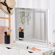 Contemporary Rectangle Vanity Mirror with LED Lights Living and Home 