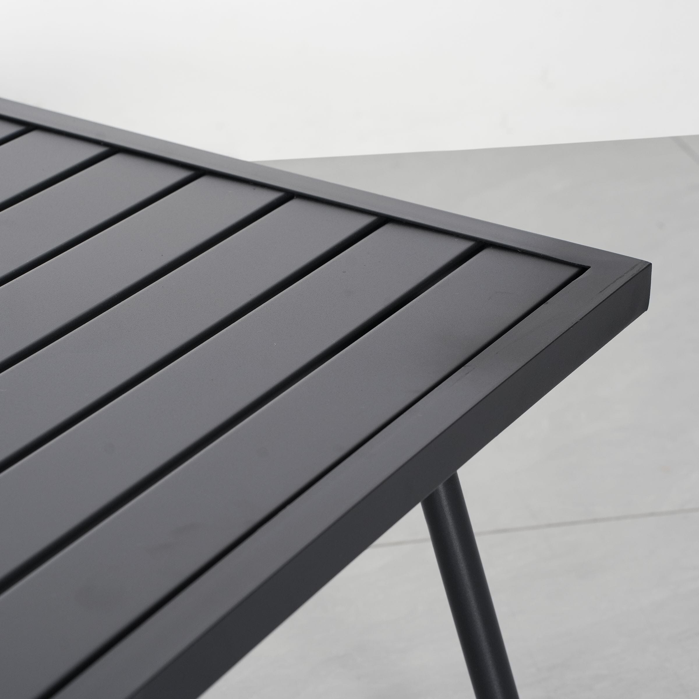 4 Piece Aluminium Outdoor Sofa Set with Glass Table Garden Furniture Living and Home 
