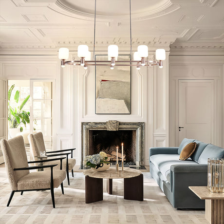 Lightsin Modern Minimalist Luxury Bronze Chandelier with Acrylic Shades Lightsin UK 