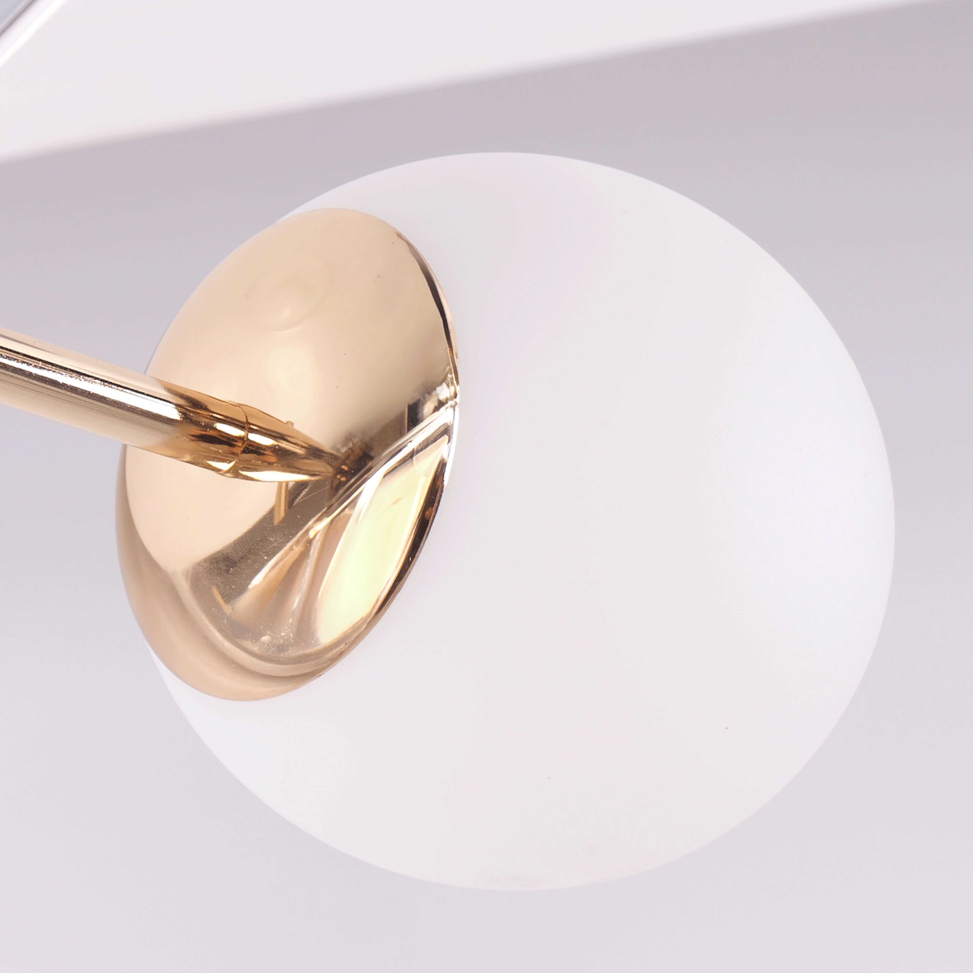 Lightsin Modern Sphere 3-Blade Ceiling Fan with Light Black & Gold Finish Lightsin UK 