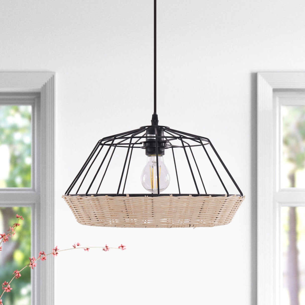 Lightsin Geometric Bamboo Pendant Light for a Touch of Natural Modernity Lightsin UK 