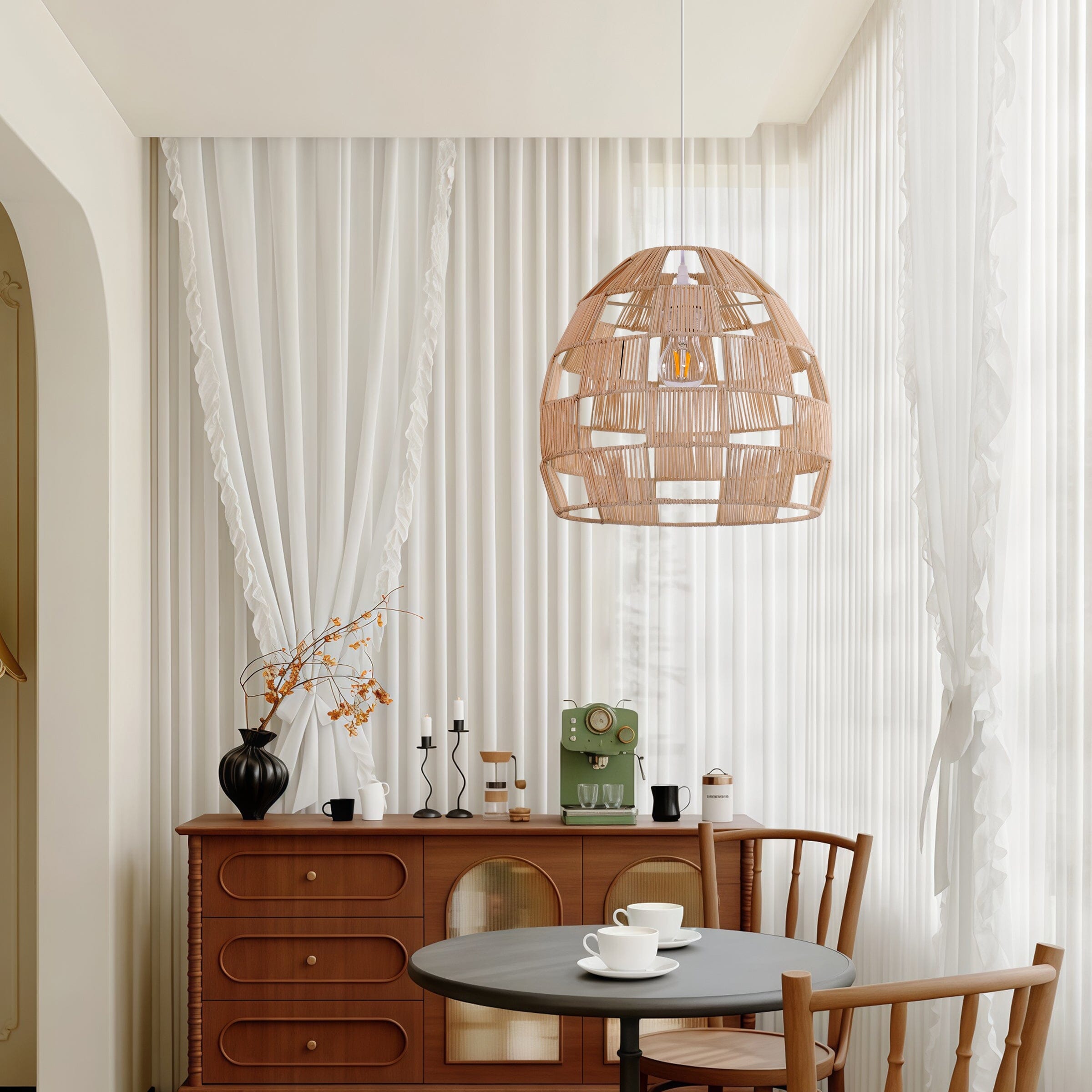 Lightsin Handwoven Rattan Pendant Light for a Warm & Stylish Ambiance Lightsin UK 