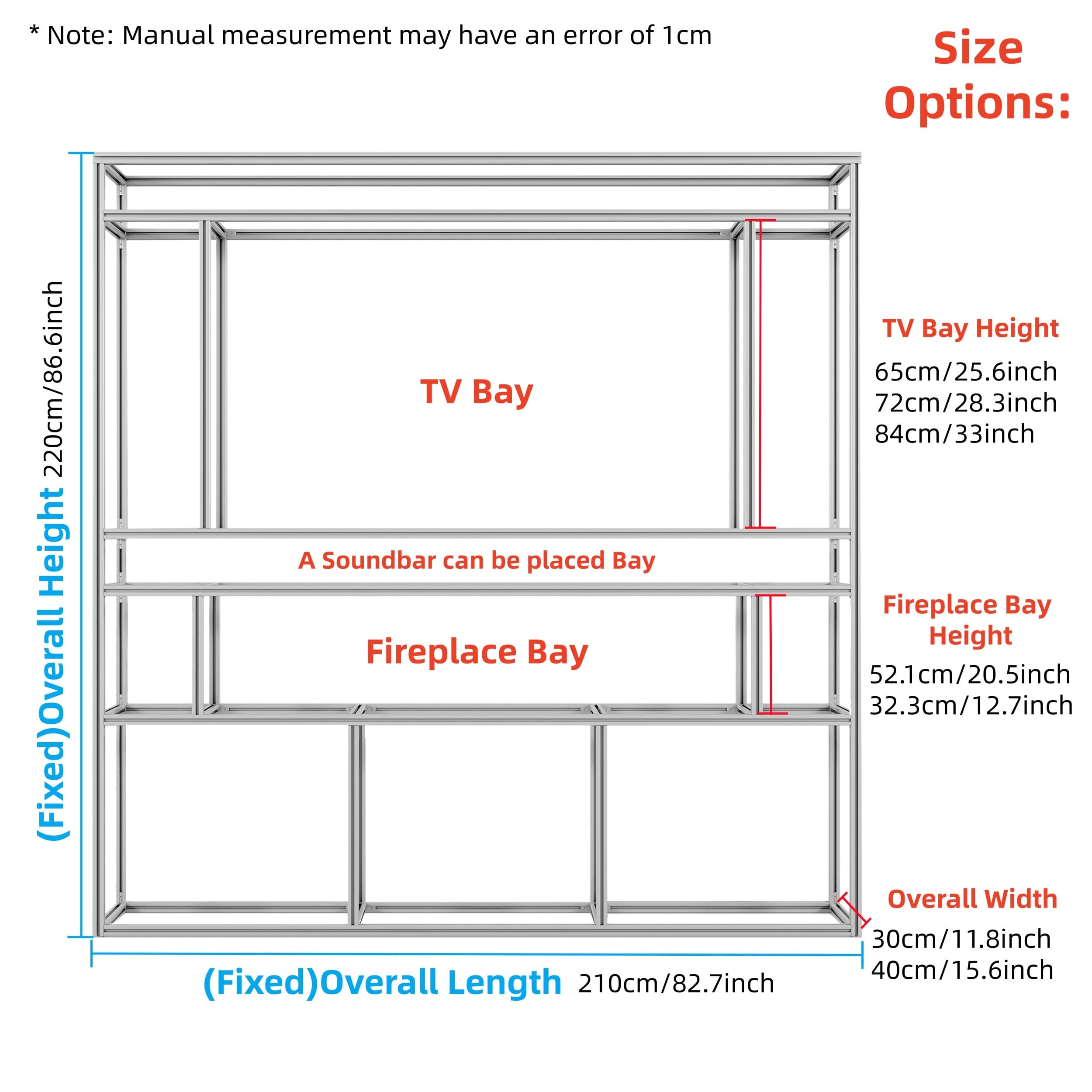 Easy Fit Aluminium Media Wall Frame | DIY Installation & Fast UK Delivery Living and Home 