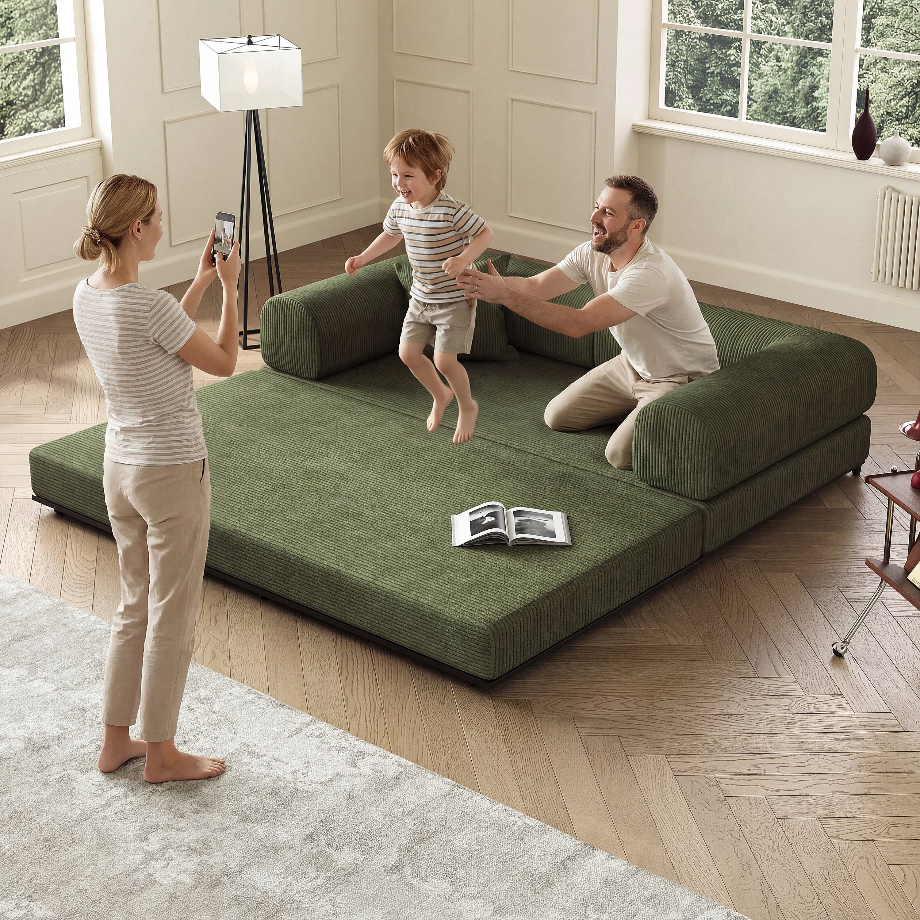 Cottonfy Matcha Toast Sofa Bed Cottonfy UK 