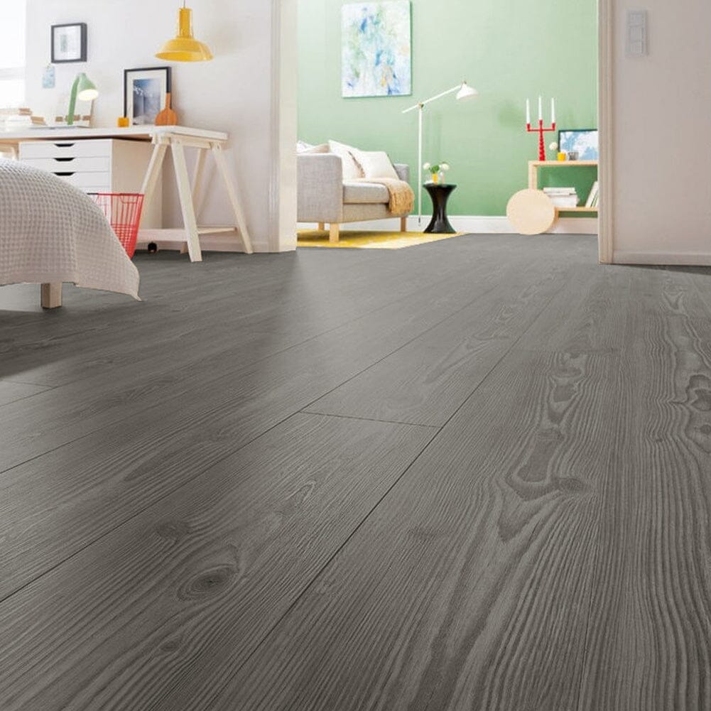 PVC Wooden Self-adhesive Laminate Flooring Planks for Home Decor Living and Home 