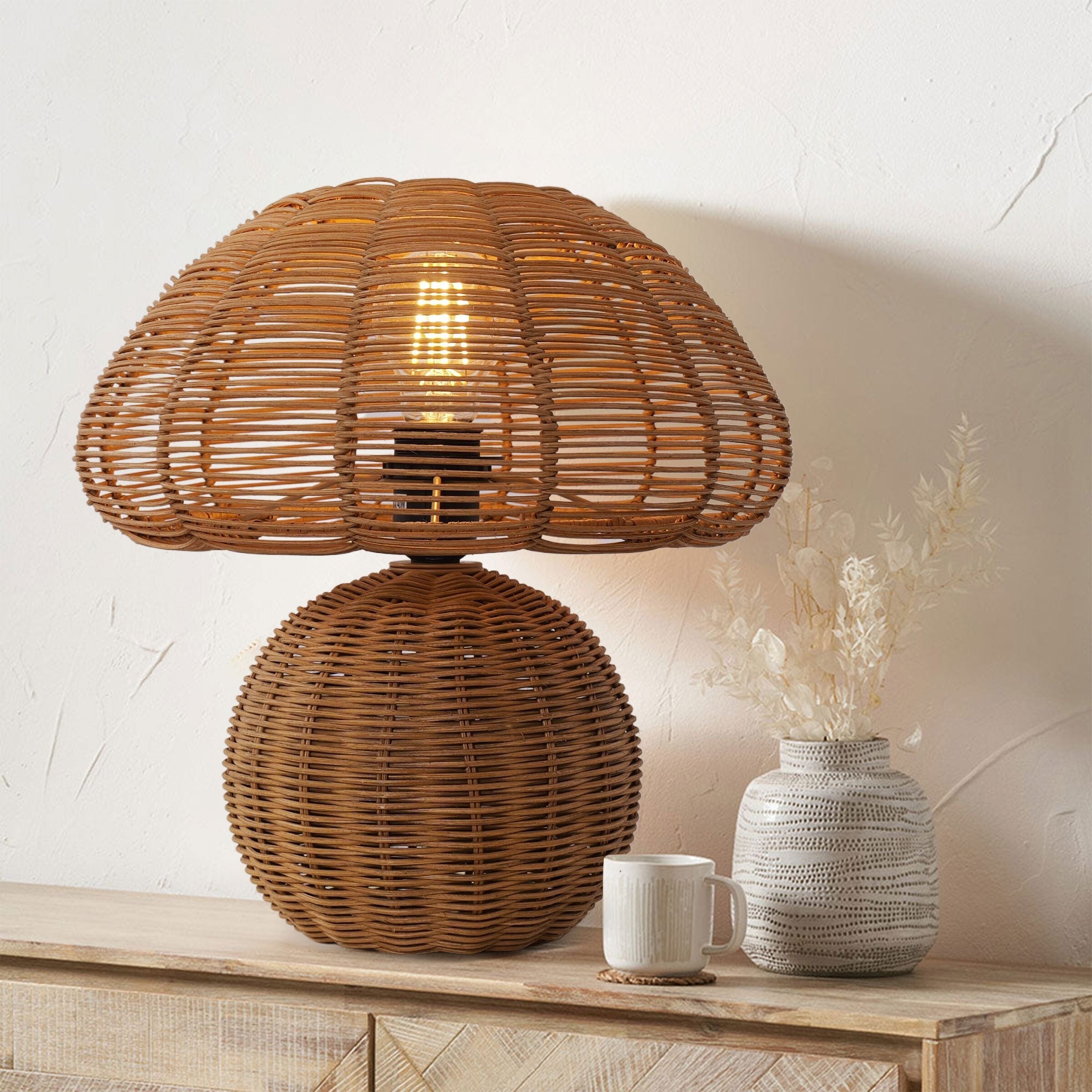 ‍Lightsin Handcrafted Mushroom-Shaped Table Lamp for Home Decor (100% off) Lightsin UK 