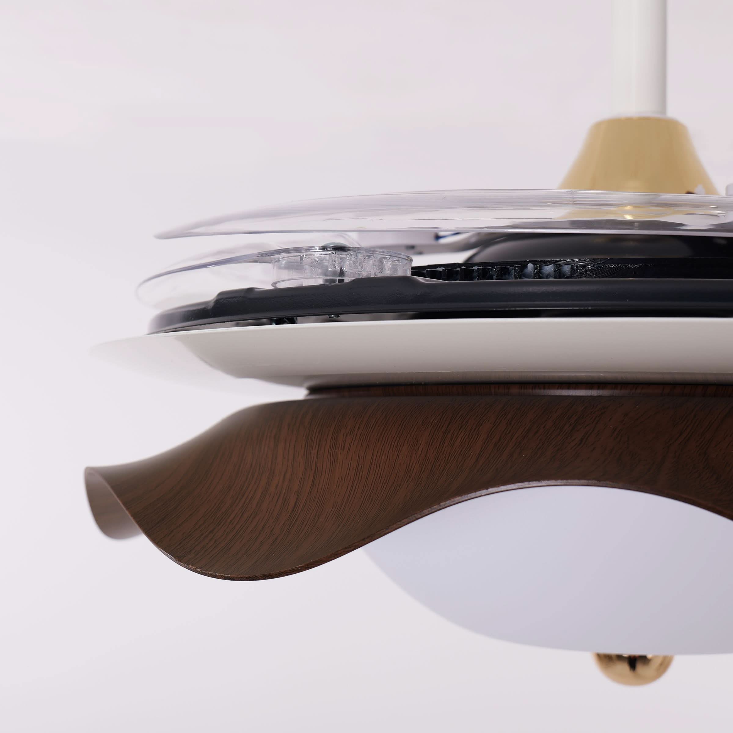 42 Inch Reversible LED Ceiling Fan Light with Remote Lightsin UK 