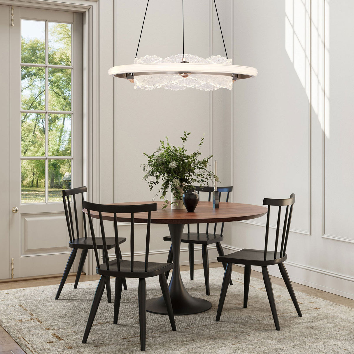 Lightsin Modern Ceiling Pendant Light with Aluminum and Acrylic Design Lightsin UK 