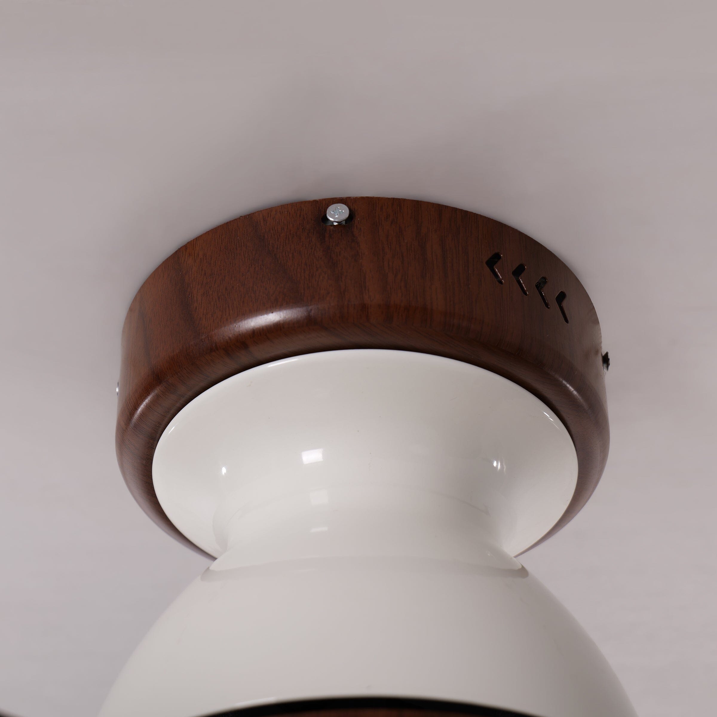 Walnut 36 Inch Reversible LED Ceiling Fan Light with Remote Lightsin UK 