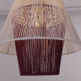Lightsin Modern White Pendant Light with Purple Paper Rope Design Lightsin UK 