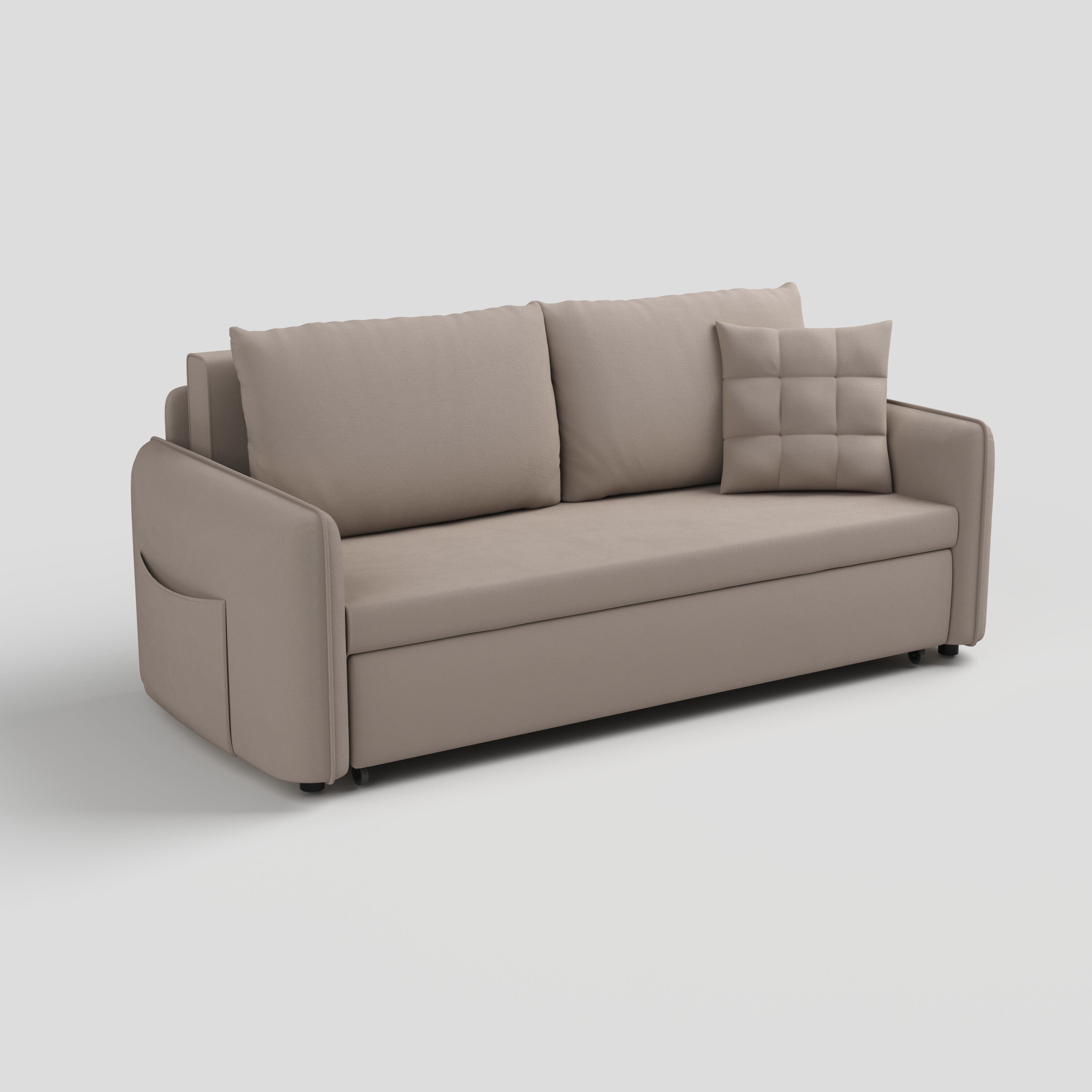 Cottonfy Upgrade Adjustable Multifunctional 3 Seater Sofa Bed with Storage Space Cottonfy UK 