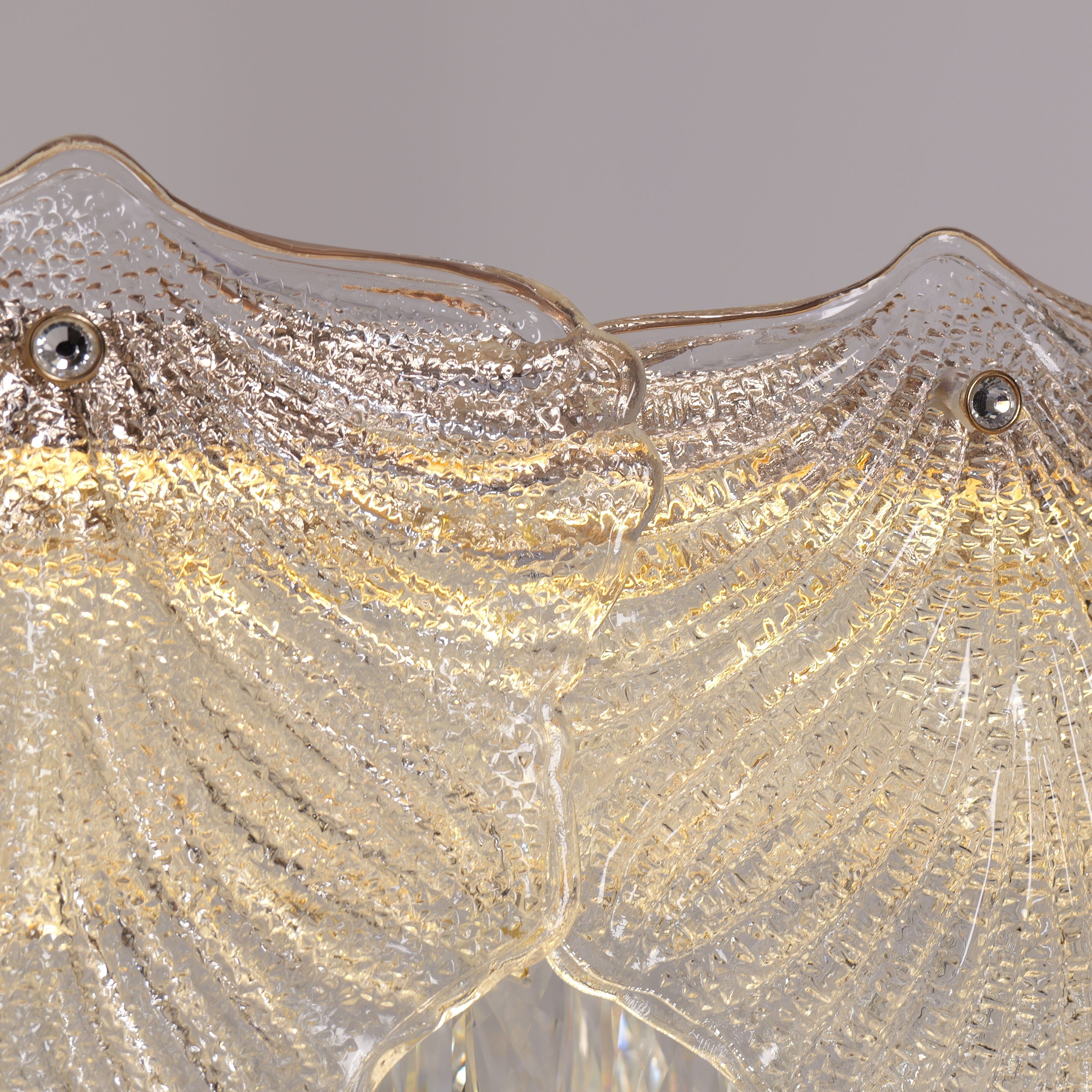 Lightsin Opulent Gold Chandelier Ceiling Light with Crystal Accents Lightsin UK 