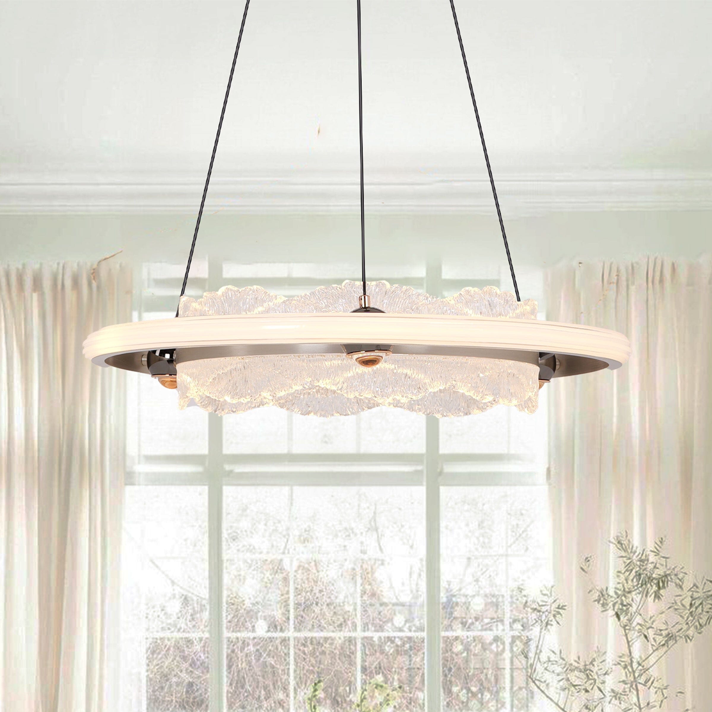 Lightsin Modern Ceiling Pendant Light with Aluminum and Acrylic Design Lightsin UK 