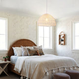 Lightsin Eco-Friendly White Handwoven Paper Rope Pendant Light Lightsin UK 