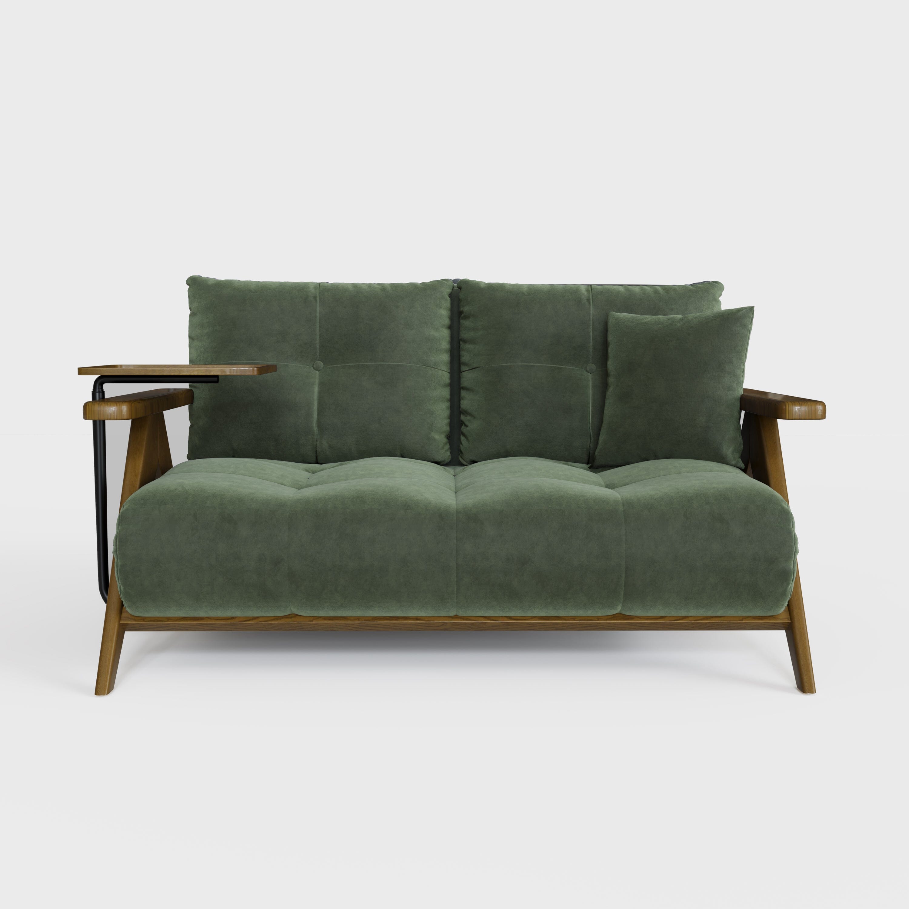 Cottonfy Foldable Matte Fabric Solid Wood 3 Mode Sofa Bed Cottonfy UK 