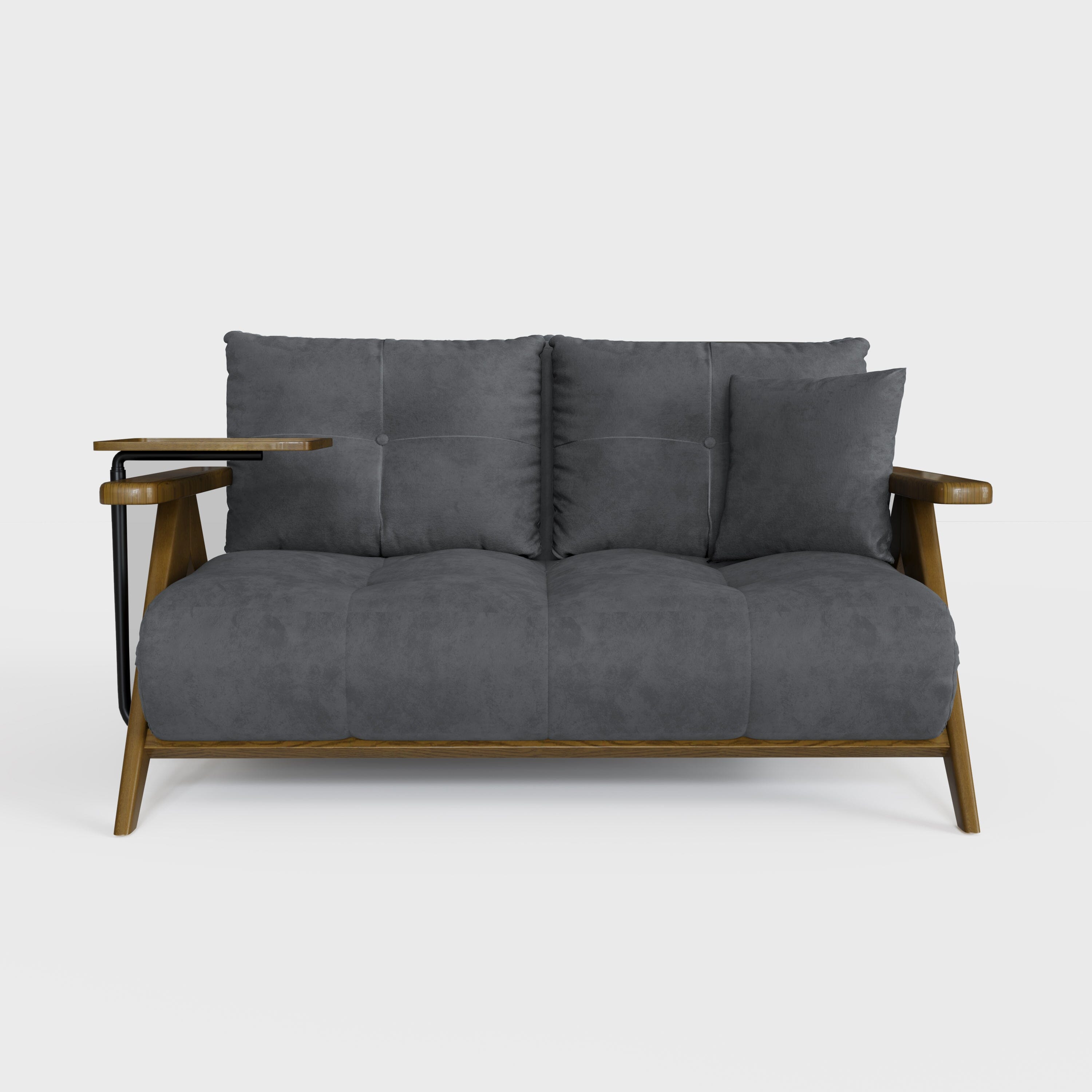 Cottonfy Foldable Matte Fabric Solid Wood 3 Mode Sofa Bed Cottonfy UK 