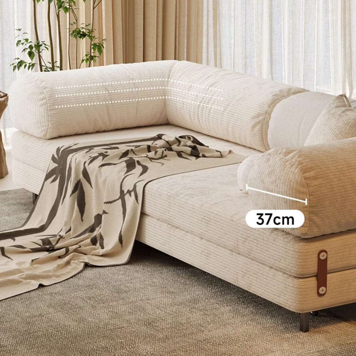 Cottonfy Matcha Toast Sofa Bed Living and Home 