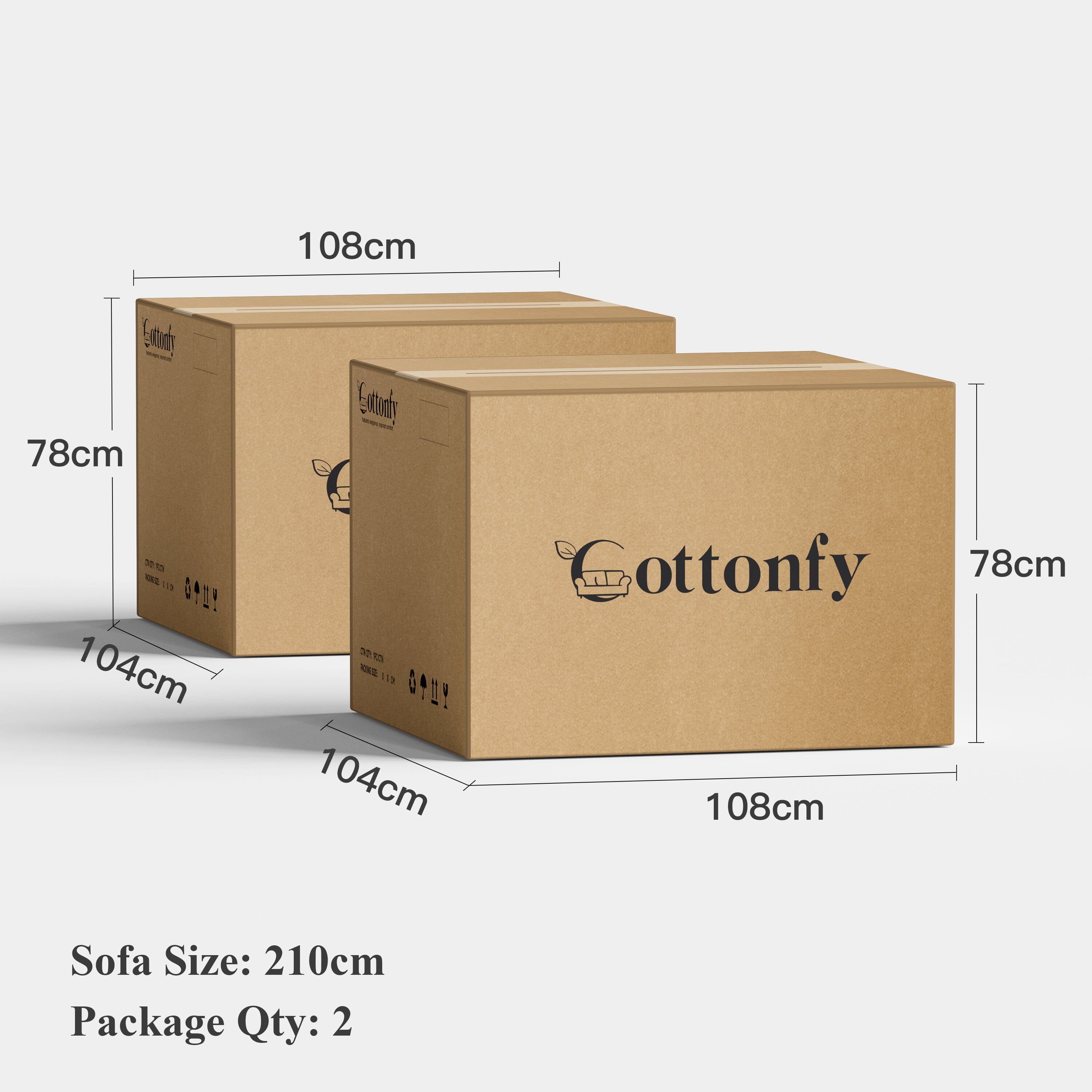 Cottonfy Solid Wood Folding Sofa Bed with Sleeper Chaise Cottonfy UK 