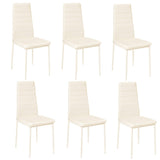 92cm Height Upholstered Leather DINING CHAIR Set of 6 Dining Chairs Living and Home 