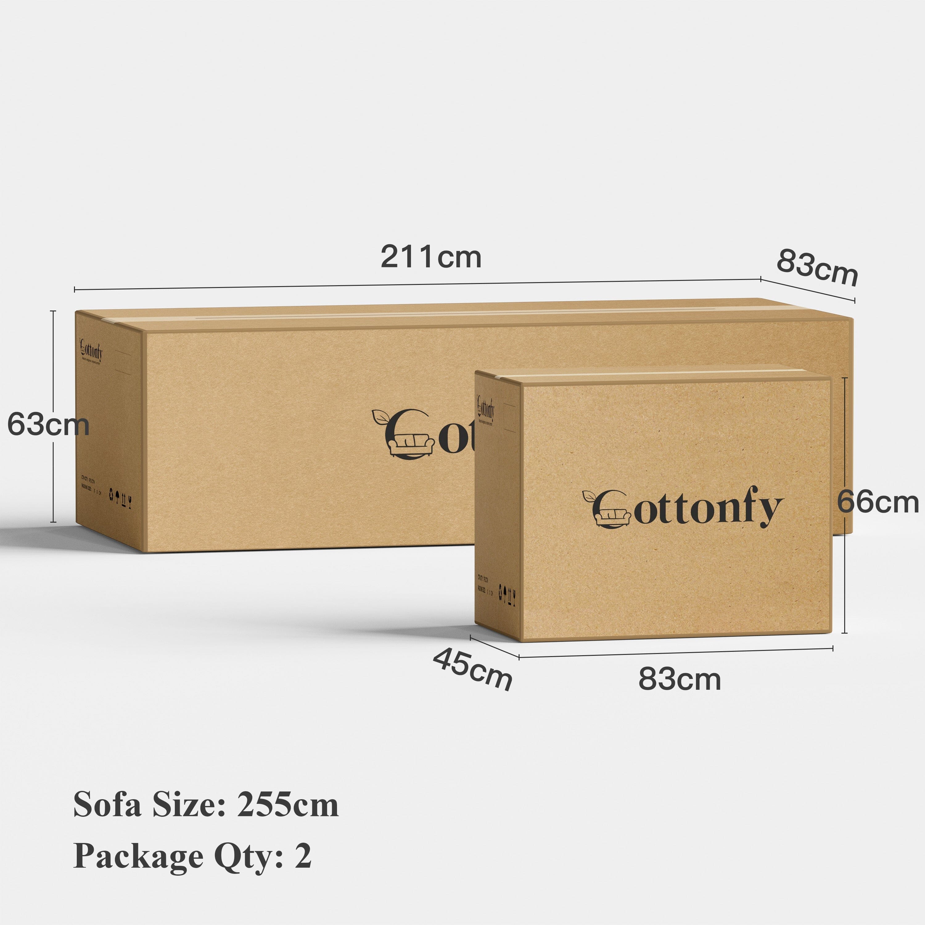 Cottonfy Multifunctional Sleeper Pull Out 2 Seater Sofa Bed with Storage Space Cottonfy UK 