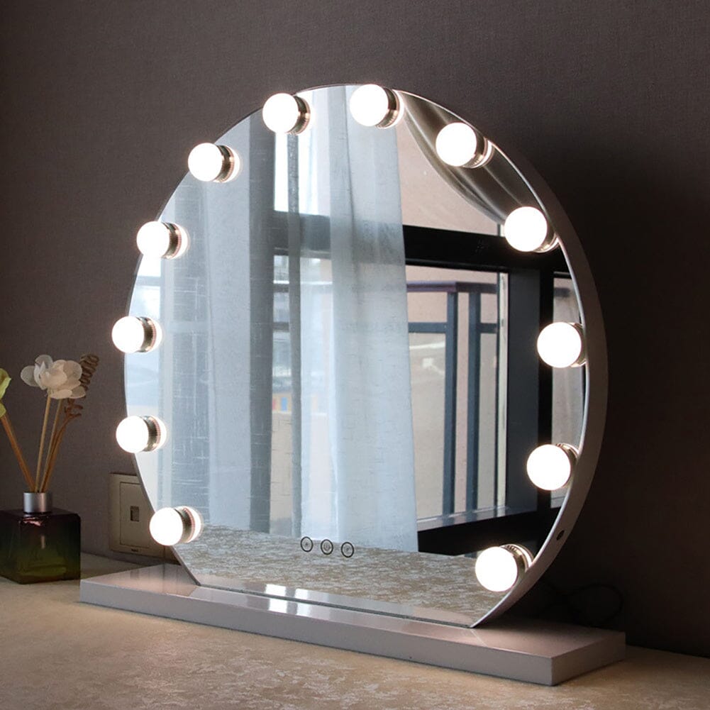 Frameless Hollywood Vanity LED Lighted Makeup Mirror Living and Home 