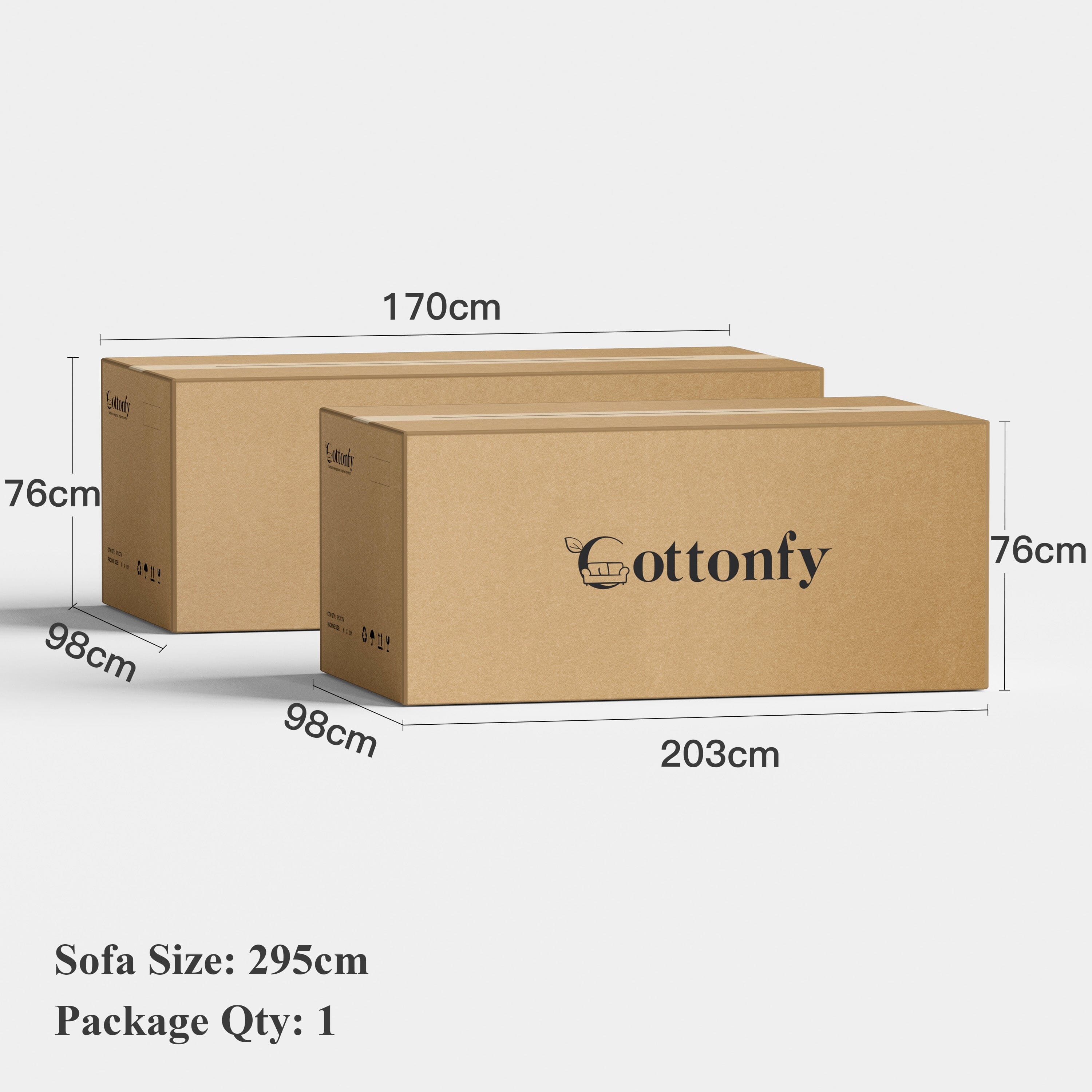 Cottonfy Creamy Tofu Block Pullout Sofa Bed with Storage Cottonfy UK 