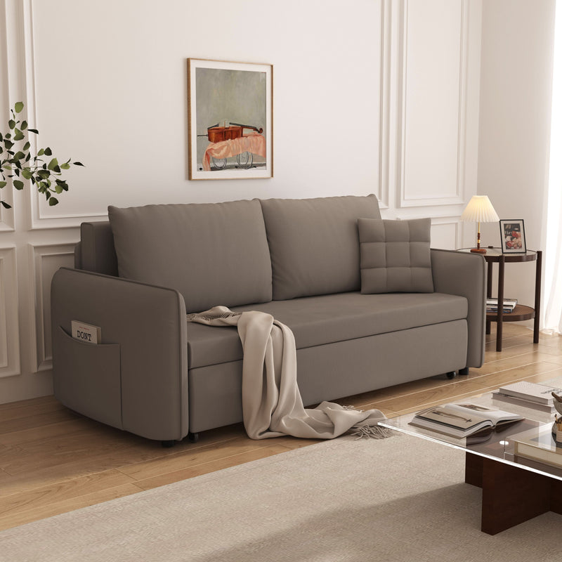 Cottonfy Upgrade Adjustable Multifunctional 3 Seater Sofa Bed with Storage Space