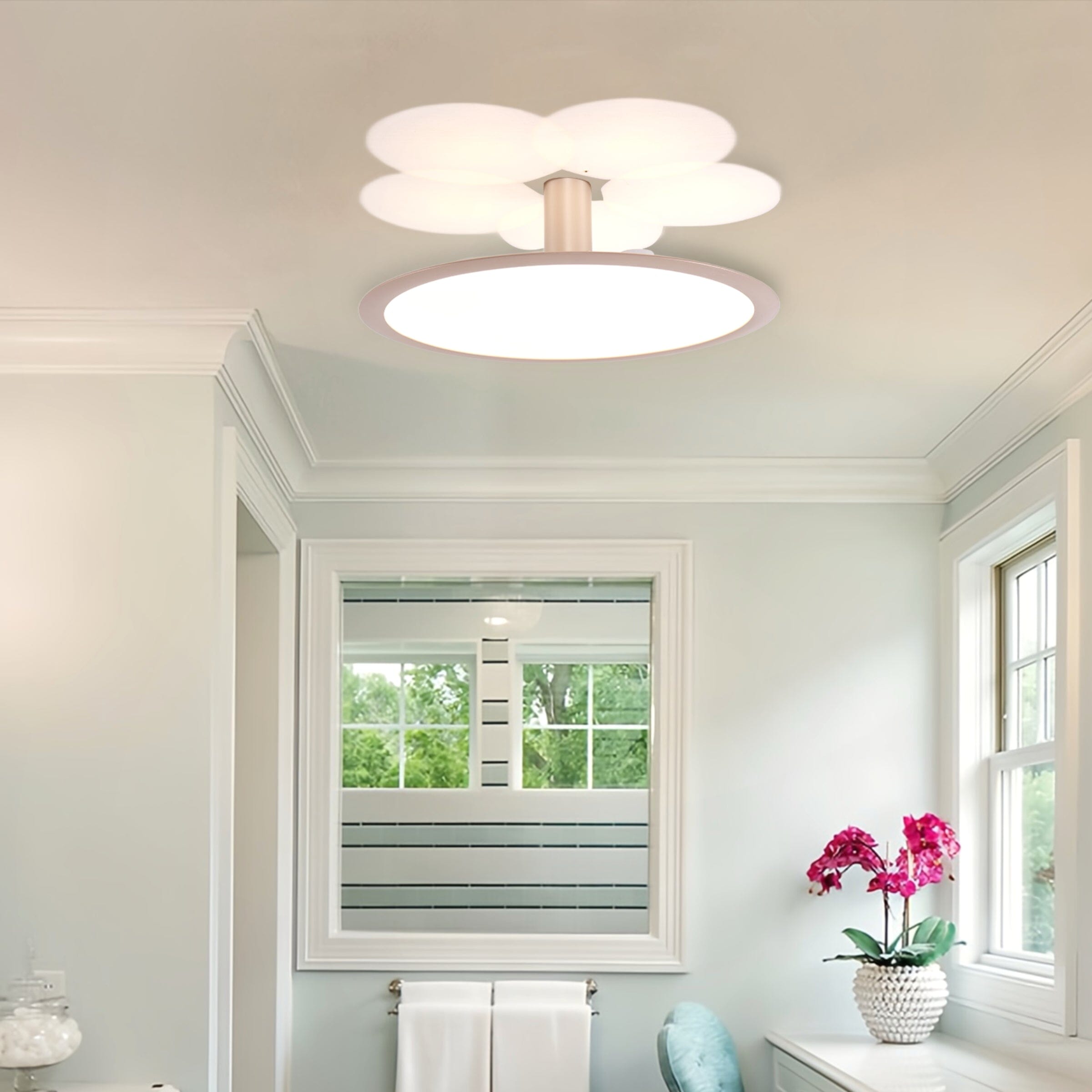 Lightsin Brushed Rose Gold Aluminum Pendant Light with Stepless Dimming Lightsin UK 