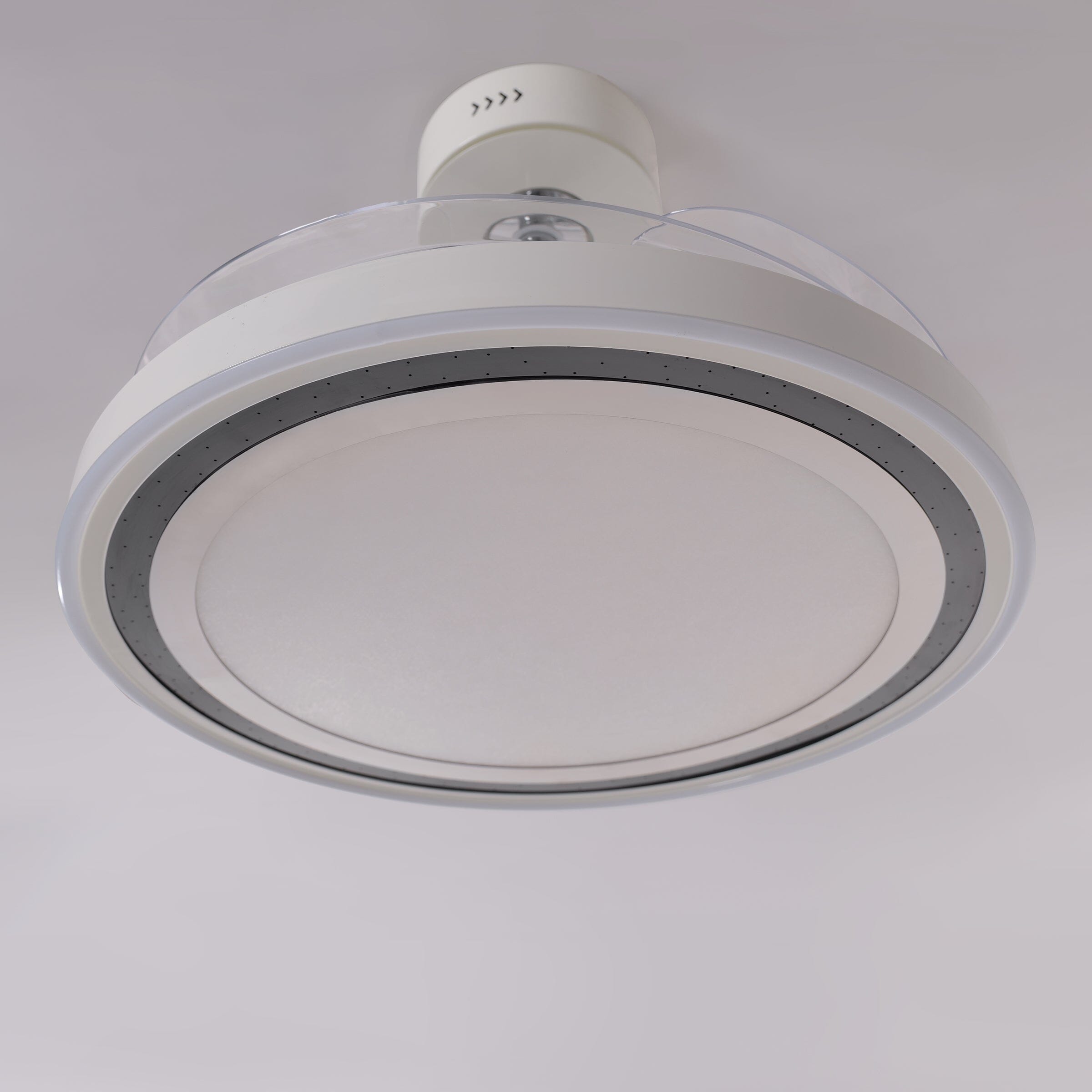White 48 Inch Reversible LED Ceiling Fan Light with Remote Lightsin UK 