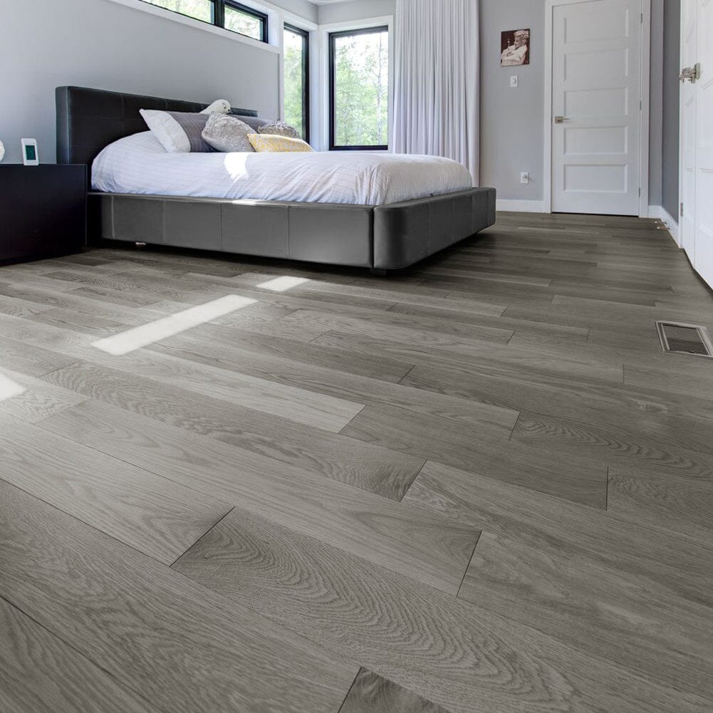 PVC Wooden Self-adhesive Laminate Flooring Planks for Home Decor Living and Home 
