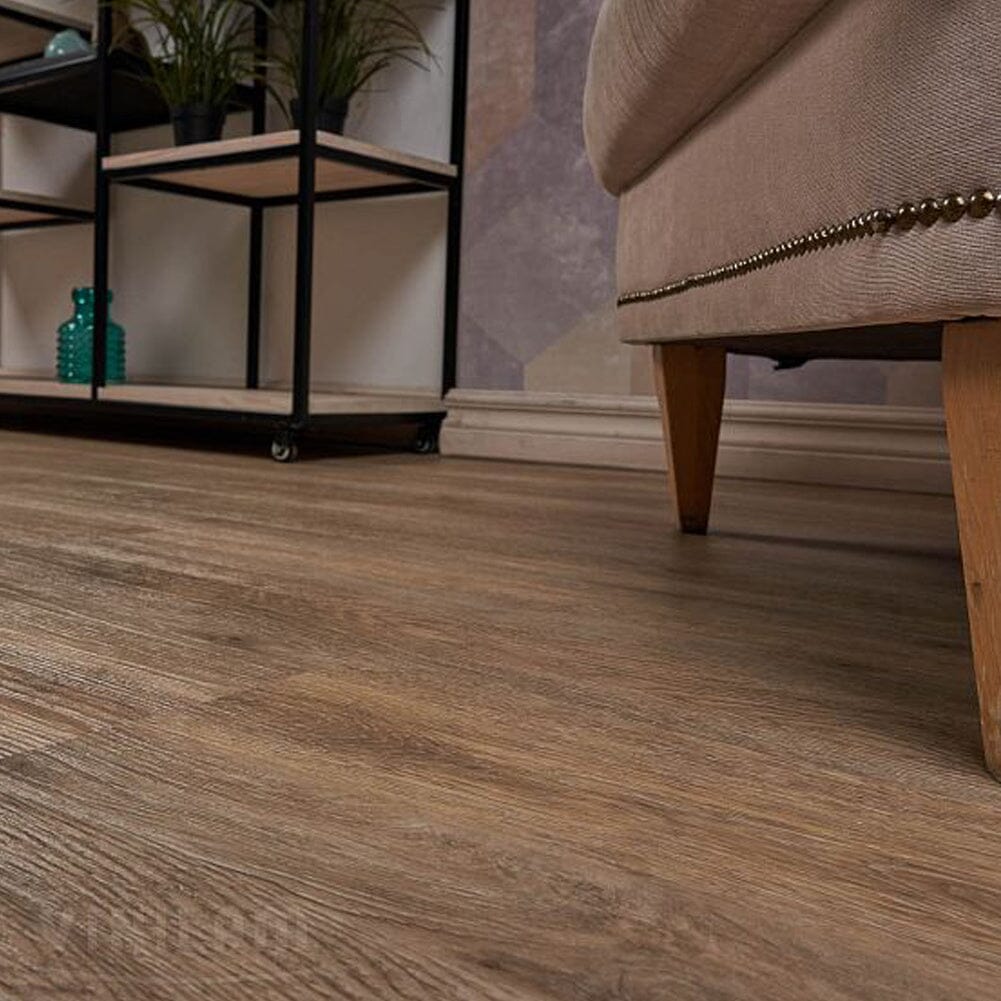 PVC Wooden Self-adhesive Laminate Flooring Planks for Home Decor Living and Home 