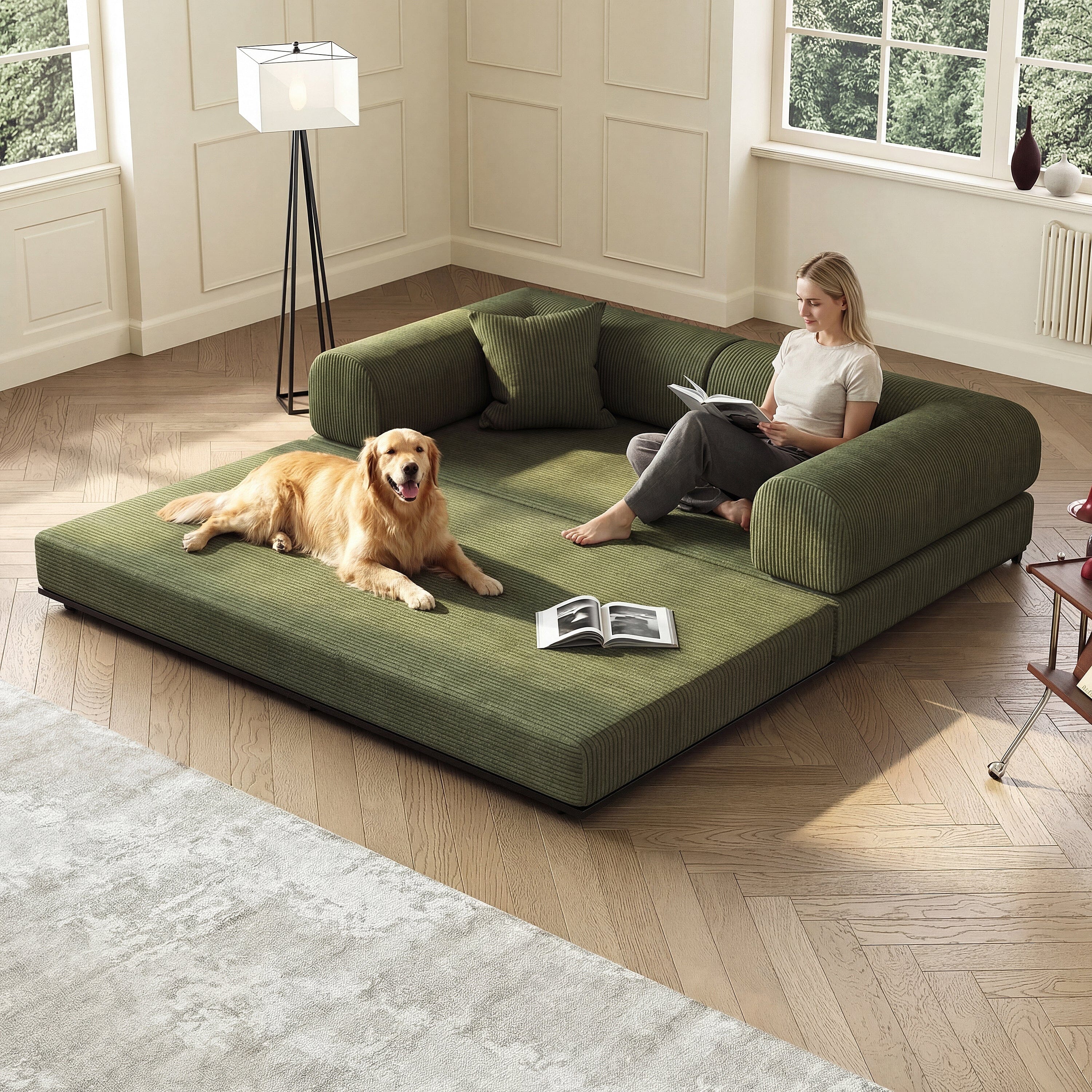 Cottonfy Matcha Toast Sofa Bed Cottonfy UK 