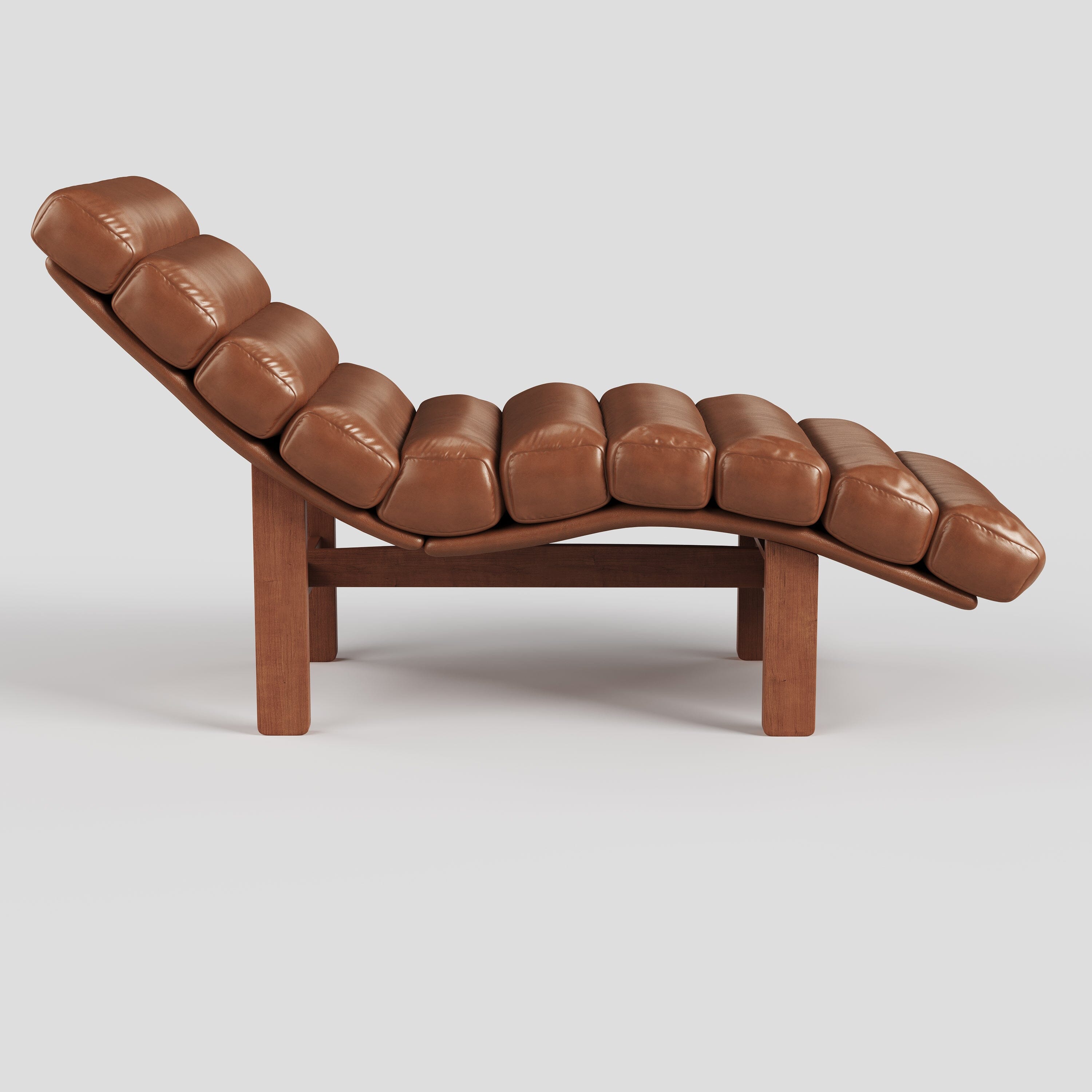 Cottonfy Modern Ergonomic Corduroy Chaise Lounge with Natural Wooden Frame Living and Home 
