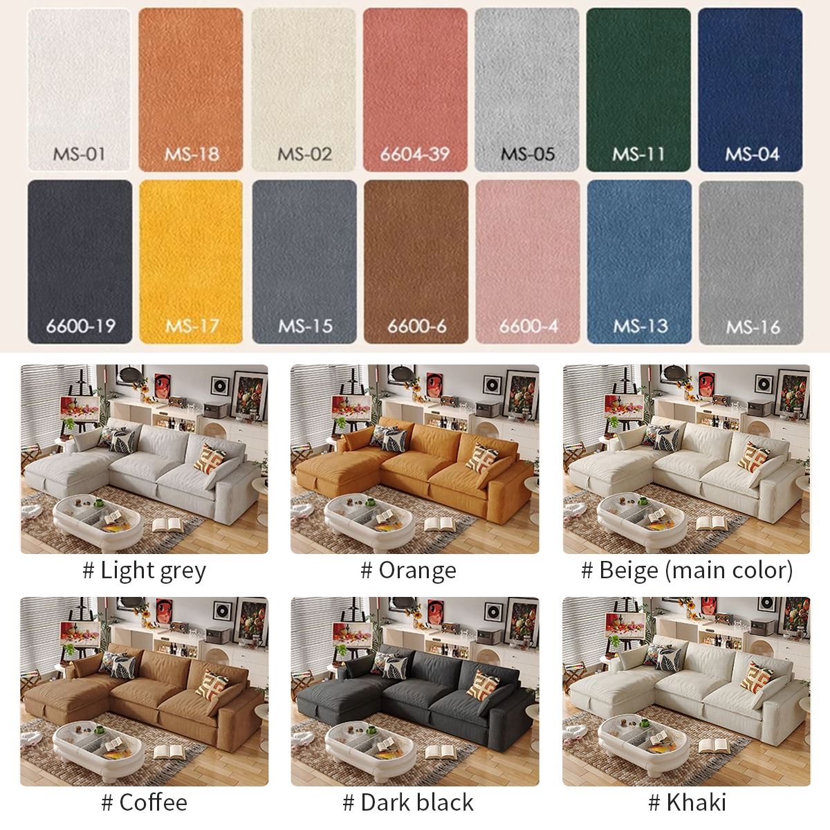 Cottonfy Creamy Tofu Block Pullout Sofa Bed with Storage Living and Home 