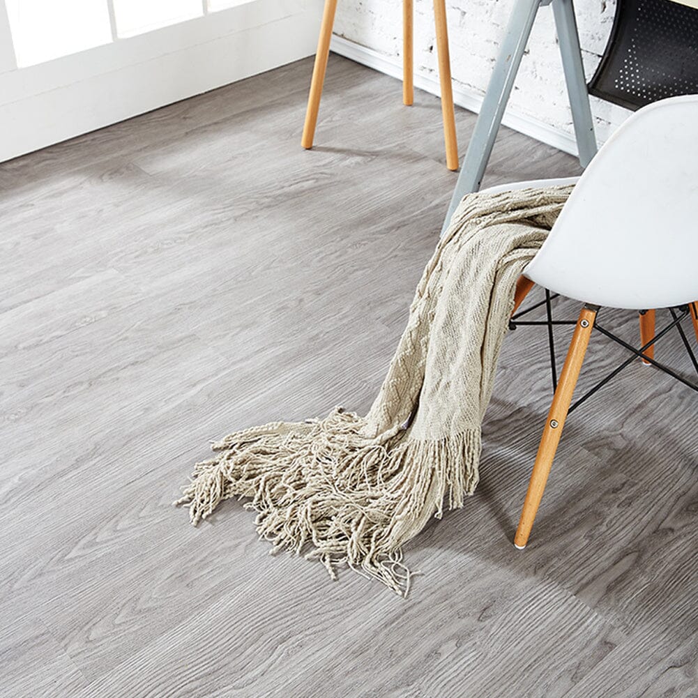 PVC Wooden Self-adhesive Laminate Flooring Planks for Home Decor Living and Home 