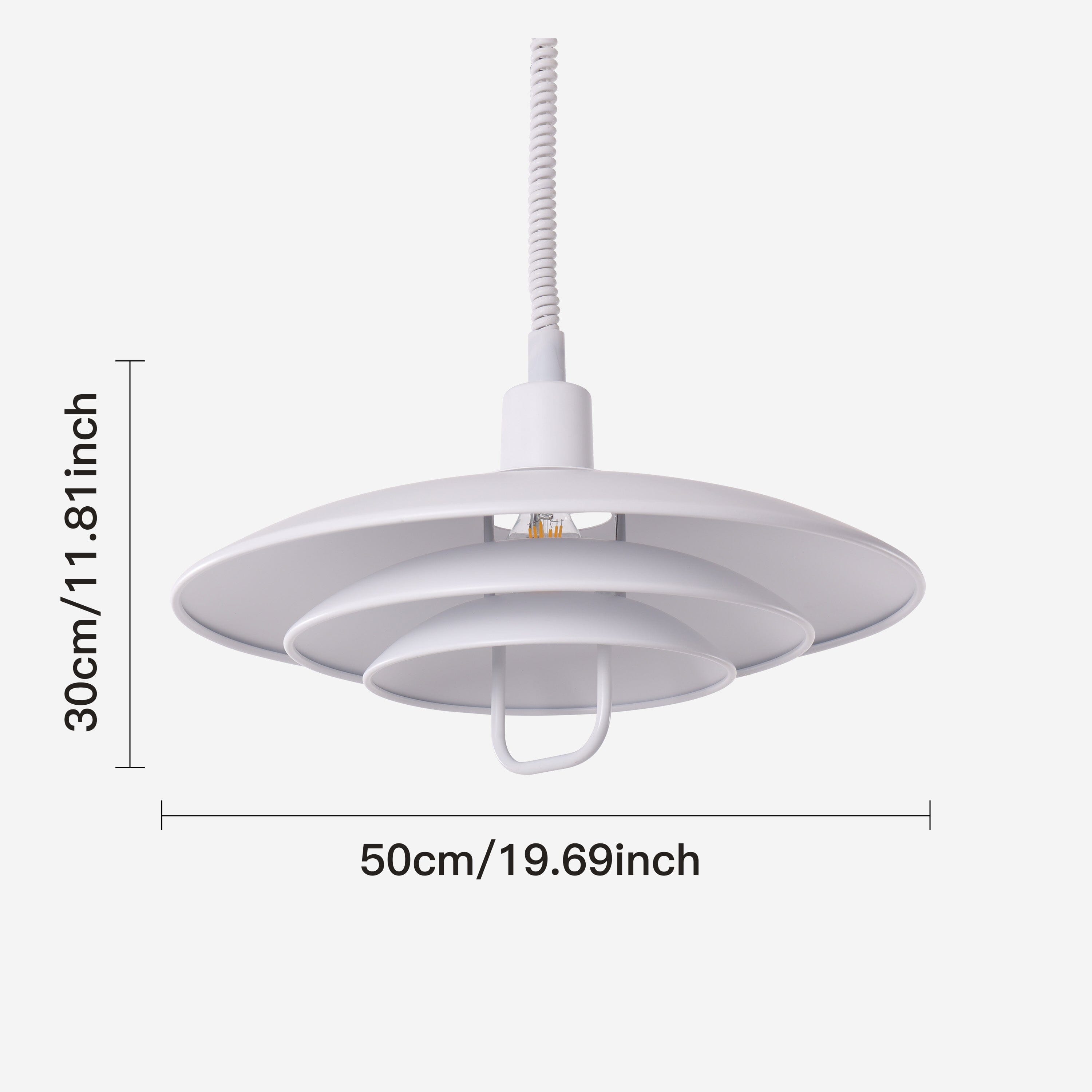 White Modern Minimalist Pendant Light Lightsin UK 
