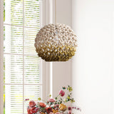 Lightsin Pendant Ceiling Light with Artisanal Globe-Shaped Cotton Rope for Natural Elegance Lightsin UK 