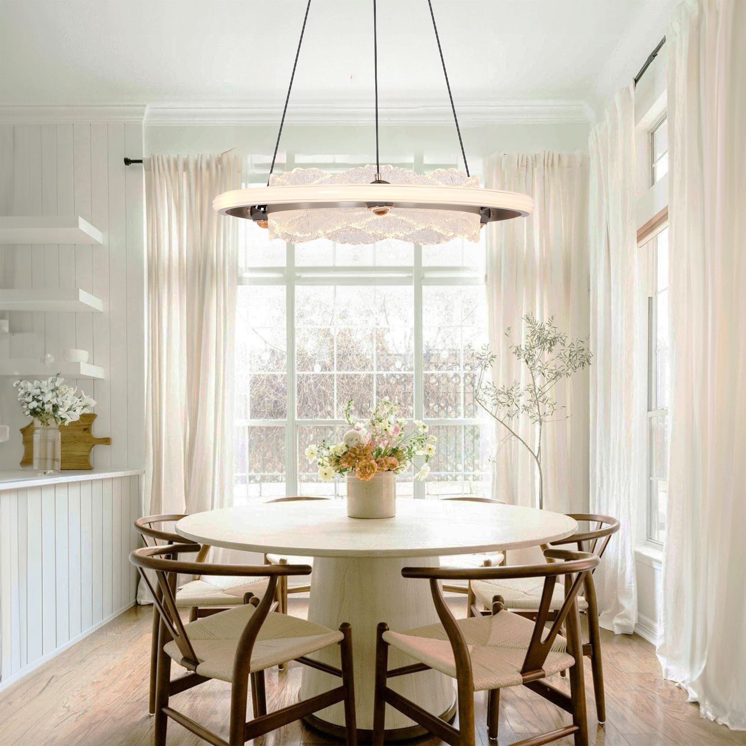 Lightsin Modern Ceiling Pendant Light with Aluminum and Acrylic Design Lightsin UK 